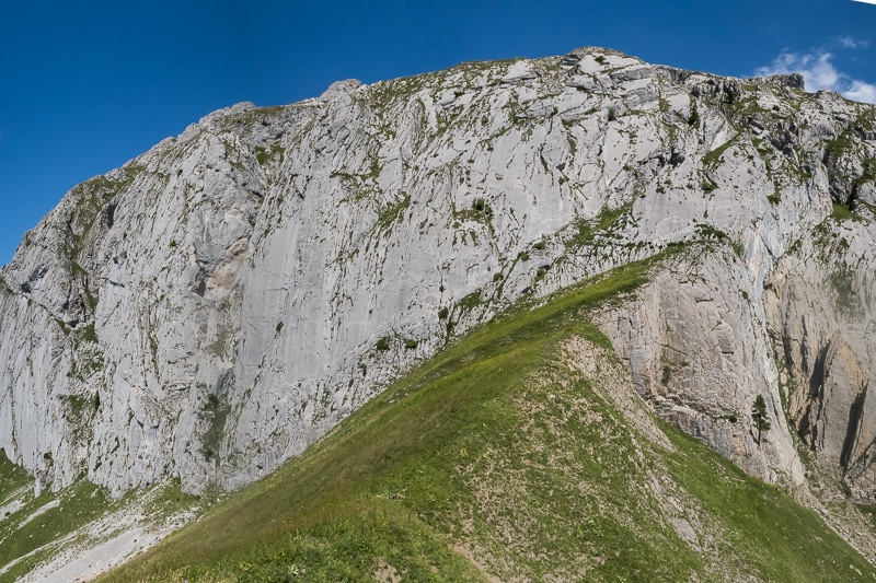 Face Sud des Cornettes de Bise et col de la Vache