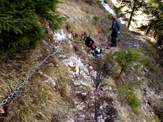 Equipement du sentier de La Raille